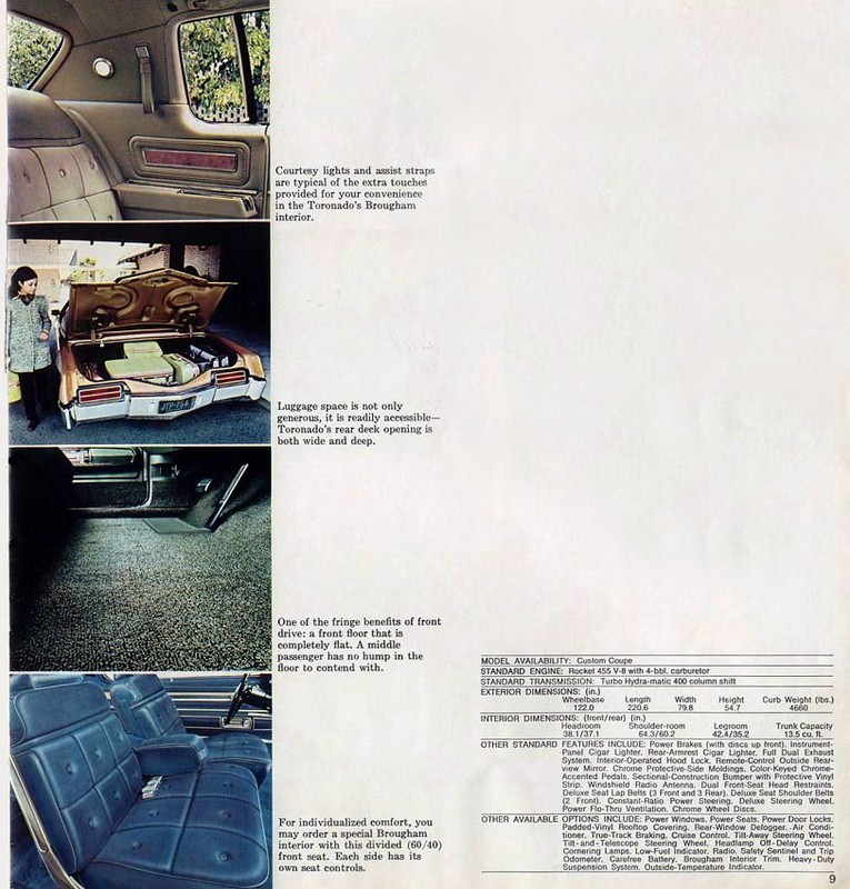 1972 Oldsmobile Full-Line Brochure Page 31